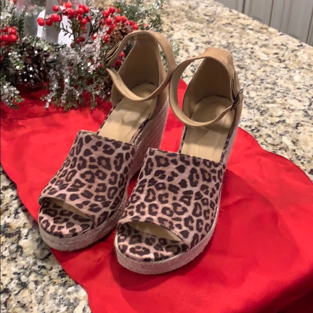 These wedges have only been worn once.